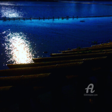 Photography titled "Blue river" by Miler Art, Original Artwork, Digital Photography