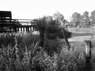 Photography titled "Water mill" by Miler Art, Original Artwork, Digital Photography