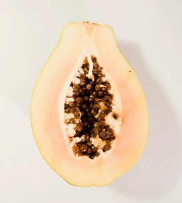 Fotografie mit dem Titel "Sweet papaya" von Miler Art, Original-Kunstwerk, Digitale Fotografie