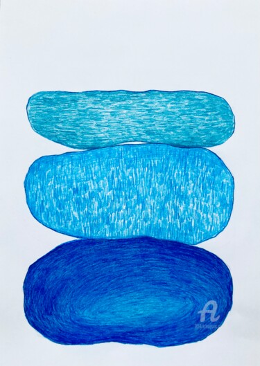 Dessin intitulée "WATER TOWER" par Miler Art, Œuvre d'art originale, Crayon