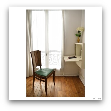 Fotografie getiteld "bedroom office" door Miles Astray, Origineel Kunstwerk, Digitale fotografie