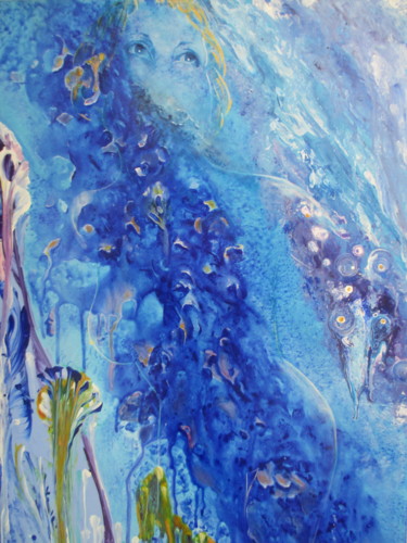 Картина под названием "Avatar" - Alexandre Milesi, Подлинное произведение искусства, Акрил Установлен на Деревянная рама для…