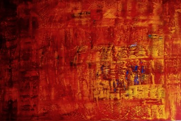 Painting titled "Abstract 850" by Miljenko Grubesa, Original Artwork, Oil