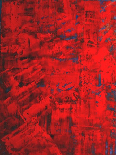 Peinture intitulée "Abstract AB-S4-1" par Miljenko Grubesa, Œuvre d'art originale, Huile