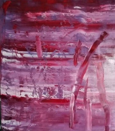 Peinture intitulée "Abstract AB-S5-1" par Miljenko Grubesa, Œuvre d'art originale, Huile