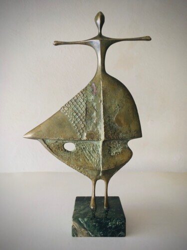 Sculpture titled "Dance" by Milko Dobrev, Original Artwork, Bronze