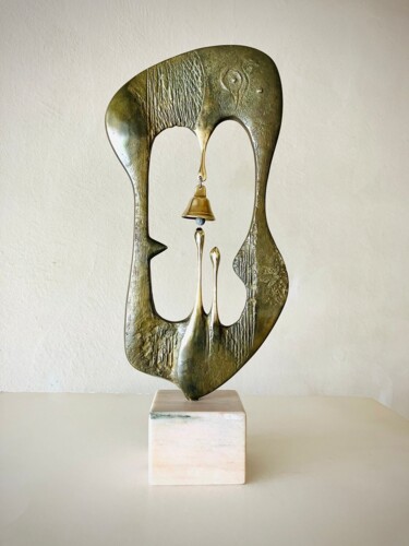 Sculpture intitulée "Music" par Milko Dobrev, Œuvre d'art originale, Bronze