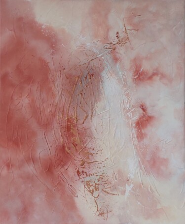 Pittura intitolato "La vie en rose" da Milla Laborde, Opera d'arte originale, Acrilico Montato su Telaio per barella in legno