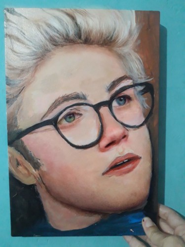 Pintura titulada "Niall horan" por Ludmila Jambeiro, Obra de arte original, Acrílico