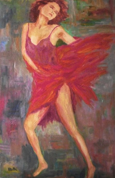 Painting titled "libertà" by Milla, Original Artwork, Oil