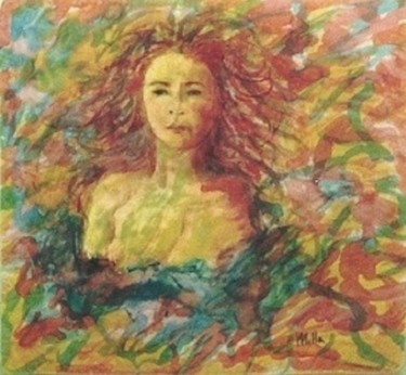 Painting titled "tripudio-di-colori-…" by Milla, Original Artwork, Oil