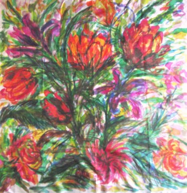 Painting titled "tulipani.jpg" by Milla, Original Artwork