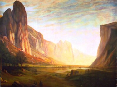 Malerei mit dem Titel "luz,luz" von Milo Anders, Original-Kunstwerk, Öl