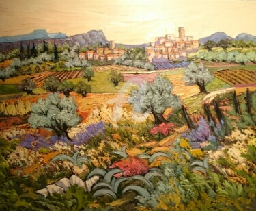 Peinture intitulée "Provence" par Milorv, Œuvre d'art originale