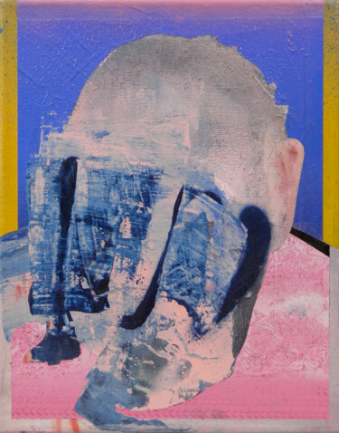 Картина под названием "Undecided 3" - Miloš Hronec, Подлинное произведение искусства, Масло
