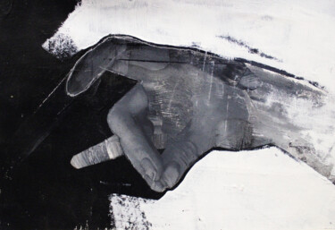Картина под названием "Decision VII" - Miloš Hronec, Подлинное произведение искусства, Масло