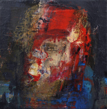 Картина под названием "Confused" - Miloš Hronec, Подлинное произведение искусства, Масло
