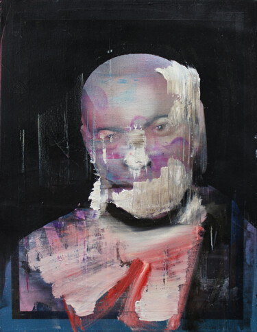Картина под названием "Amorphous feelings" - Miloš Hronec, Подлинное произведение искусства, Масло