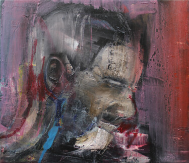 Картина под названием "Disgusting pleasure" - Miloš Hronec, Подлинное произведение искусства, Масло