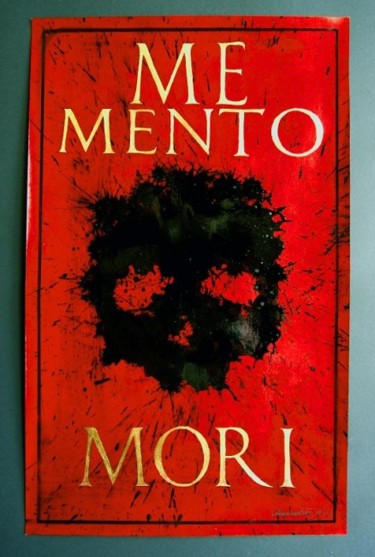 Dessin intitulée "MEMENTO MORI" par Taras-Danilov Milosevic, Œuvre d'art originale