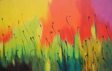 Pintura titulada "colores del sur" por Milton Morales Grillo, Obra de arte original