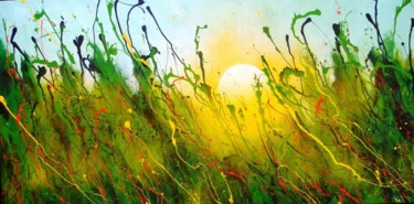 Pintura titulada "amanecer" por Milton Morales Grillo, Obra de arte original