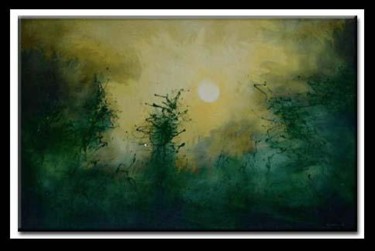 Pintura titulada "amanecer laboyano" por Milton Morales Grillo, Obra de arte original