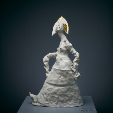 Sculptuur getiteld "“Russian princess”" door Oly Miltys, Origineel Kunstwerk, Keramiek