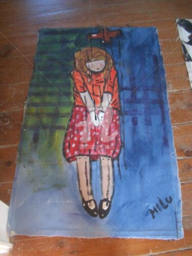 Painting titled "marionete" by Milu Petersen, Original Artwork