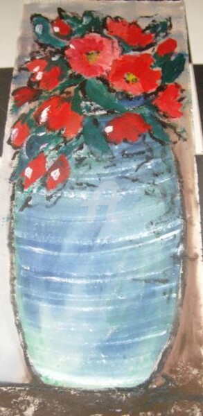 "vaso flores vermelh…" başlıklı Tablo Milu Petersen tarafından, Orijinal sanat