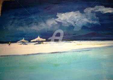 Painting titled "marinha9" by Milu Petersen, Original Artwork