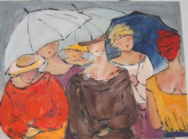 Painting titled "rainny day" by Milu Petersen, Original Artwork