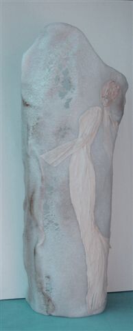 Scultura intitolato "Le vele n°25-illumi…" da Milvia Botticelli, Opera d'arte originale, Plastica