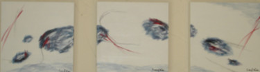 Peinture intitulée "flying flint" par Marylene, Œuvre d'art originale