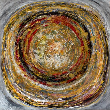 Malerei mit dem Titel "Circles of Joy  -…" von Mimi Bastos Art, Original-Kunstwerk, Acryl