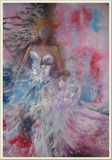 Painting titled "Balerine" by Mimia Lichani, Original Artwork