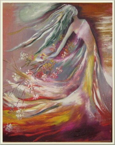 Painting titled "Evasion" by Mimia Lichani, Original Artwork