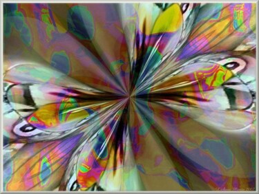 Digital Arts titled "Papillon" by Mimia Lichani, Original Artwork