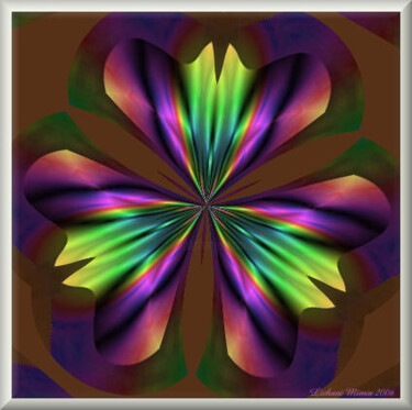 Arts numériques intitulée "Fleur" par Mimia Lichani, Œuvre d'art originale