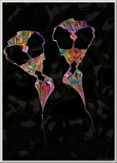 Arts numériques intitulée "Les valseuses" par Mimia Lichani, Œuvre d'art originale