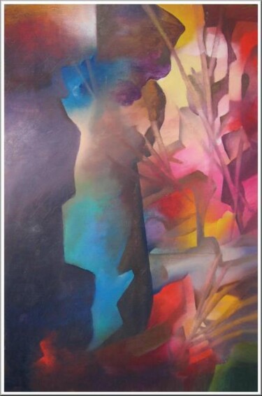 Peinture intitulée "Aurore" par Mimia Lichani, Œuvre d'art originale