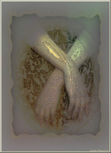Arts numériques intitulée "Les mains glamour" par Mimia Lichani, Œuvre d'art originale