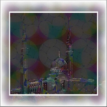 Arts numériques intitulée "La mosquée de l 'ém…" par Mimia Lichani, Œuvre d'art originale