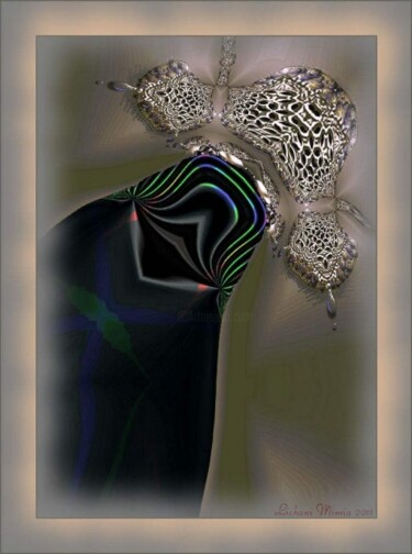Arts numériques intitulée "La robe" par Mimia Lichani, Œuvre d'art originale