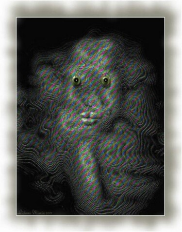 Arts numériques intitulée "La chevelure" par Mimia Lichani, Œuvre d'art originale