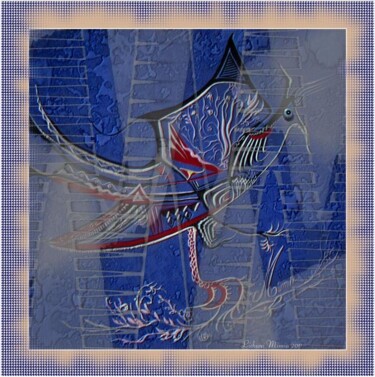 Arts numériques intitulée "Ibis" par Mimia Lichani, Œuvre d'art originale