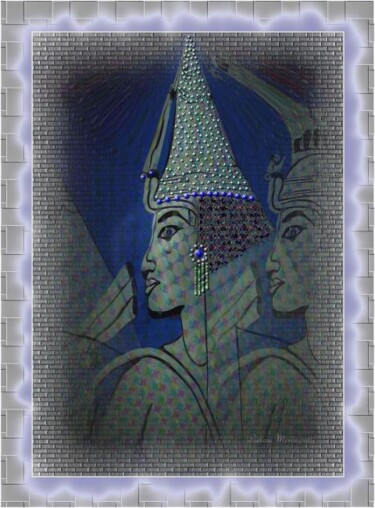 Arts numériques intitulée "Néfertiti" par Mimia Lichani, Œuvre d'art originale