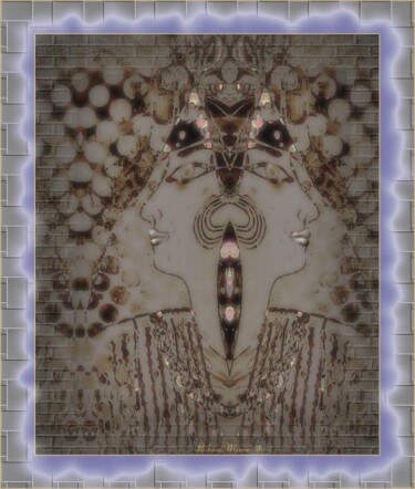 Arts numériques intitulée "Néfertiti et Clèopâ…" par Mimia Lichani, Œuvre d'art originale
