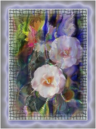 Arts numériques intitulée "Fleurs" par Mimia Lichani, Œuvre d'art originale