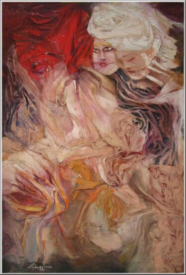 Peinture intitulée "Hizia" par Mimia Lichani, Œuvre d'art originale